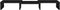 vidaXL - Monitorstandaard - 60x24x10,5 - cm - massief - grenenhout - zwart