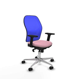 Piqueras y Crespo 2D086N0 - Bureaustoel - Verstelbare hoogte met armleuning - Roze