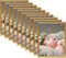vidaXL - Fotolijsten - 10 - st - voor - tafel - 10x15 - cm - MDF - goudkleurig