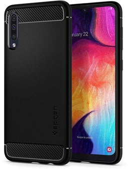 Spigen Rugged Armor - Soft case - Krasbestendig Schokbestendig - Zwart