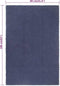 vidaXL - Vloerkleed - rechthoekig - 80x160 - cm - katoen - marineblauw