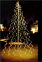 Vlaggenmast verlichting - 192 LED's - 208 cm hoog - Warm wit licht - Waterdicht
