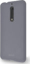 Azuri Nokia 5 - Back Cover - flexibel met zand textuur - grijs