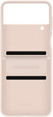Samsung Galaxy Z Flip4 - Flip Cover - Echt leer - Beige