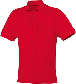 Jako - Polo Team with pocket - Polo's Heren Rood - XL - rood