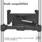 imoshion Tablet Houder Hoofdsteun auto - Verstelbare Arm - Geschikt voor o.a. iPad en Telefoon - Universeel - Auto Accessories - Zwart