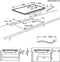 AEG TO74IB00UB - Inbouw inductiekookplaat - 4 inductiezones met PowerBoost en Bridge-functie - Zwart glaskeramiek