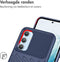 iMoshion Hoesje Geschikt voor Samsung Galaxy A54 (5G) Hoesje Siliconen - iMoshion Thunder Backcover - Donkerblauw