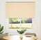 vidaXL - Rolgordijn - verduisterend - 125x150 - cm - stofbreedte - 121,6 - cm - beige