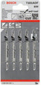 Bosch T 101 AOF - Decoupeerzaagblad - BIM spitsvertand voor hardhout en laminaat (1,5-15 mm) - 83 mm