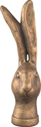PTMD Hazell Konijn Ornament - 19 x 17 x 48 cm - Cement - Goud