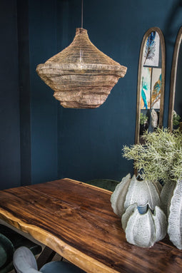 PTMD Hayden Hanglamp - H52 x Ø61 cm - Ijzer - Goud