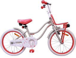 AMIGO Superstar Meisjesfiets - Kinderfiets 18 inch - Crème