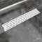 vidaXL - Douchegoot - rechthoekig - 630x140 - mm - roestvrij - staal