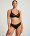 Hunkemöller Diva - Niet-voorgevormde BH - Beugel met kant - zwart - Maat D85