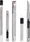 Cutter Set Zilverkleurig Metaal Plastic 1,5 x 18,5 x 10 cm (24 Stuks)
