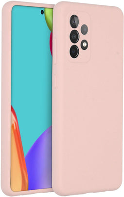 Accezz Samsung Galaxy A52/A52s/A52 (5G) - Liquid Silicone Backcover - Schokabsorberend - Roze