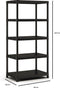 Keter - Kunststof opbergrek - Extra diep 60 cm - 5 planken 400 kg draagkracht - Zwart