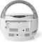 Nedis Boombox - CD-Speler - Bluetooth FM USB - 9 W - Wit