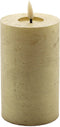 led kaars metallic goud 12,5x7,5cm