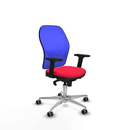 Piqueras y Crespo 2D086G0 - Bureaustoel - Verstelbare hoogte met armleuning - Rood