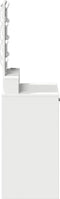 vidaXL - Ladekast - met - LED-verlichting - Wit - 50x41x140 - cm