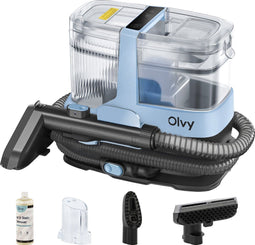 Olvy Tapijtreiniger - Draagbare Vlekkenreiniger - 17.000 PA Zuigkracht - Inclusief 500 ml Reiniger