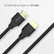 iMoshion HDMI naar HDMI Kabel - 1.5 meter - HDMI 2.1 Kabel - Ethernet - 8K Ultra HD High Speed - 8K (60Hz) / 4K (120Hz) - 48 Gbps - Zwart