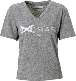 Badman Hunter T-shirt - Dames - Korte mouw - Grijs - Maat XL
