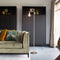 Atmooz - Vloerlamp Thika - Goud Brons - Staande Lamp - Stalamp - Woonkamer - Goud Brons - Hoogte 162cm - Metaal