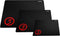 Ozone Ground Level L - Muismat - Zacht textiel - Rubber - 400 x 320 x 3 mm - Zwart