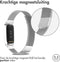 iMoshion Bandje Geschikt voor Fitbit Luxe Maat S - iMoshion Milanees magnetische band - Zilver