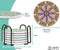 Loti Living Onderzetters - Set van 6 - Mandala design - Keramiek en kurk