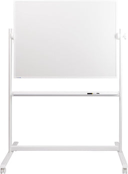 Whiteboard Lega 90x120cm verrijdbaar magnetisch emaille