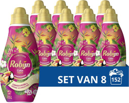 robijn - Klein & krachtig Tropical Wasmiddel - 665 ml - 8 stuks