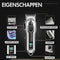 Sansbeauté® Barber Edition - Professionele Draadloze Tondeuse - 8 Opzetkammen - Waterproof - LED-display - Accu 180 min (1 stuk)