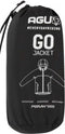 AGU GO Regenjas Essential - Waterdichte en Ademend Regenjas - Unisex - Zwart - L