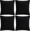 vidaXL - Kussenhoezen - 4 - st - 40x40 - cm - stof - gebroken - wit