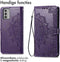 iMoshion Hoesje Geschikt voor Nokia G42 Hoesje Met Pasjeshouder - iMoshion Mandala Bookcase - Paars