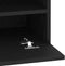vidaXL - LED - TV-kast - Zwart - Eiken - 40x30x60,5cm - Gelaagd - Hout
