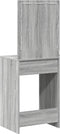 vidaXL - Kaptafel - met - LED-verlichting - - - Grijs - Sonoma - 50x41x135 - cm