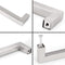 Handgreep RVS Vierkant | 14cm | Inclusief bevestigingsbouten | Zilver | Meubelhandvat | greep | Keukengreep | Hand Grepen | Deurgreep Staal | Metaal | Strak Meubelbeslag | schuifdeur | Handvat | Greep | Schuifdeurgreep | Roestvrij | Hartafstand 128mm