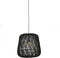 WOOOD Exclusive Moza Hanglamp - Bamboe - Zwart - 36x36x36