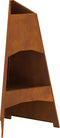 vidaXL - Vuurkorf - Piramide - 50x45x95 - cm - Weerbestendig - Staal