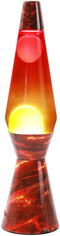 i-Total Lavalamp - Lava Lamp - Sfeerlamp - 40x11 cm - Glas/Aluminium - 30W - Vulkaan - XL1781
