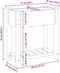 vidaXL - Tuinbak - met - Plank - 71x37x76 - cm - Massief - Vurenhout