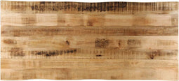 vidaXL - Tafelblad - met - natuurlijke - rand - 140x60x3,8 - cm - massief - mangohout