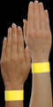 Sigel evenementenbandjes - super soft - 255x25mm - 120 stuks - fluorescerend geel - SI-EB218
