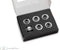 EK Water Blocks EK-Quantum Torque HDC 16 - Fitting - 6-Pack - Nikkel (6 stuks)