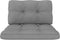 vidaXL - Palletkussens - 2 - st - stof - grijs